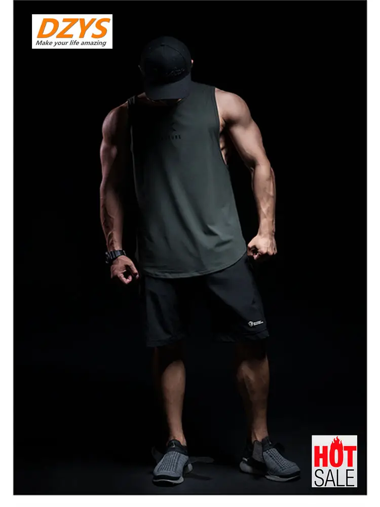 

Summer Sleeveless Fitness Vest man