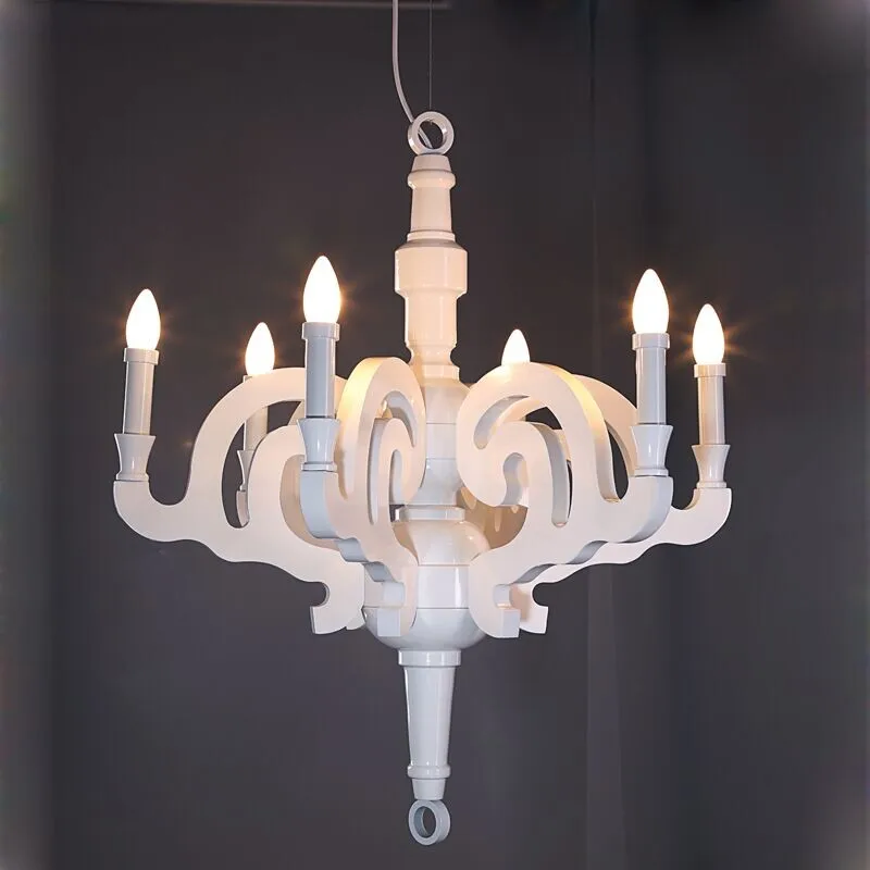 

Moddern LED 6light iron Chandelier with 6 Lights 30-40w Free shipping