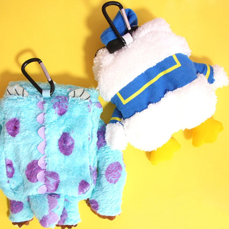Милый Плюшевый Рюкзак Disney с Дональдом Даком Kawaii Детский рюкзак набивным животным