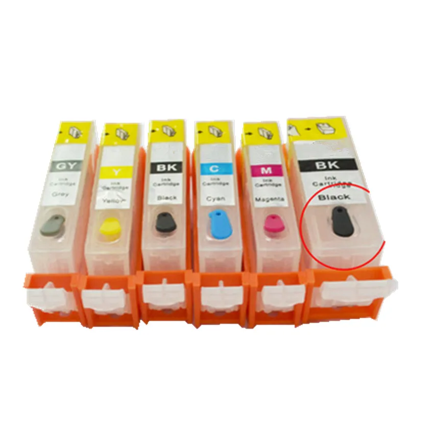 PGI-425 CLI 426 BK C M Y GY многоразовый картридж пустой для canon PIXMA MG6140 MG6240 MG8140 MG8240 принтера