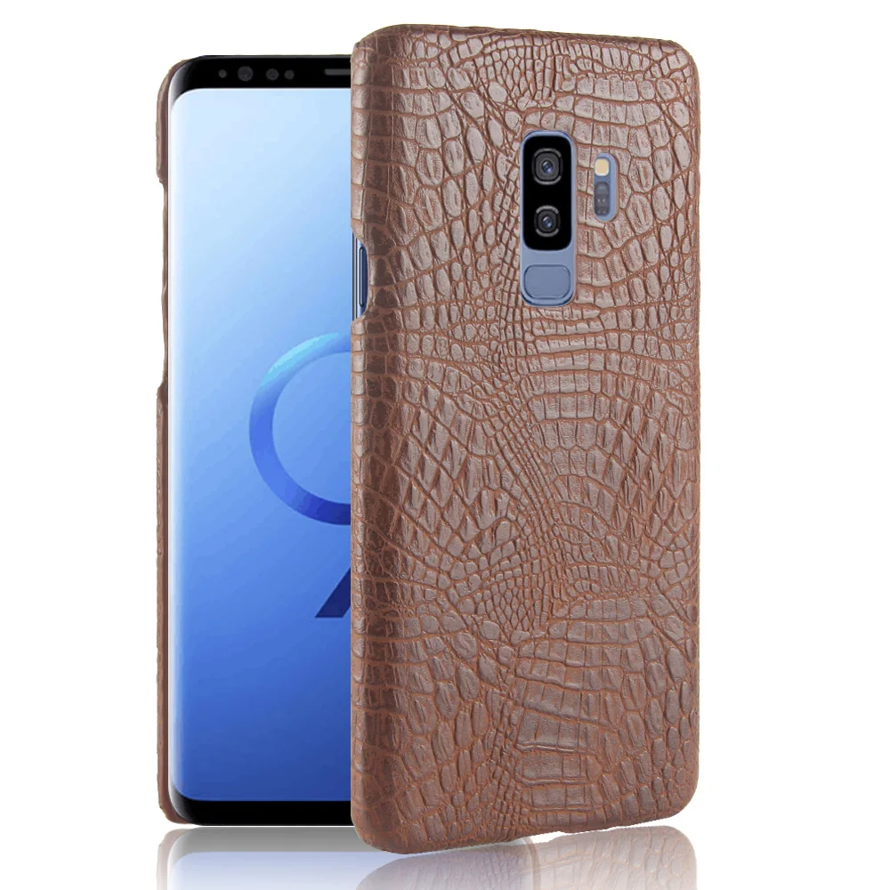 Крокодилья кожа змеи текстура кожаный чехол для samsung Galaxy S9 плюс S8 S7 S6 края крышки с