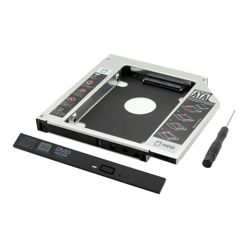 Чехол для жесткого диска 9 5 мм SATA III адаптер лотка ноутбука DVD ROM слот оптического 2