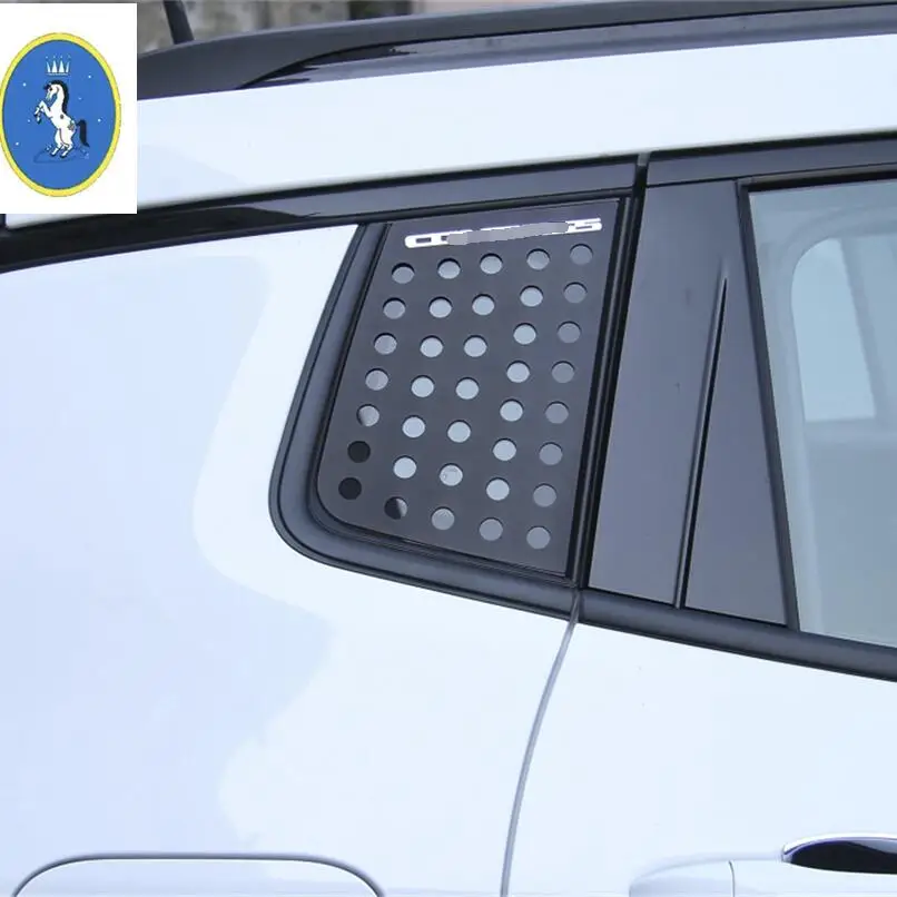 Yimaautotrims авто аксессуары столб C заднее лобовое стекло окно украшения крышка отделка комплект подходит для Jeep Компас