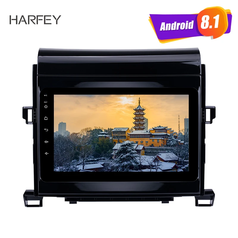 Harfey Автомобильный мультимедийный плеер для 2009- Toyota ALPHARD(Vellfire ANH20) " Android 8,1 радио gps Navi с зеркальной связью DVR SWC