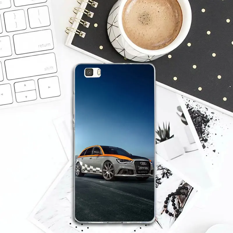 Автомобиль Audi RS Логотип узор мягкие чехлы для мобильных телефонов из ТПУ чехол