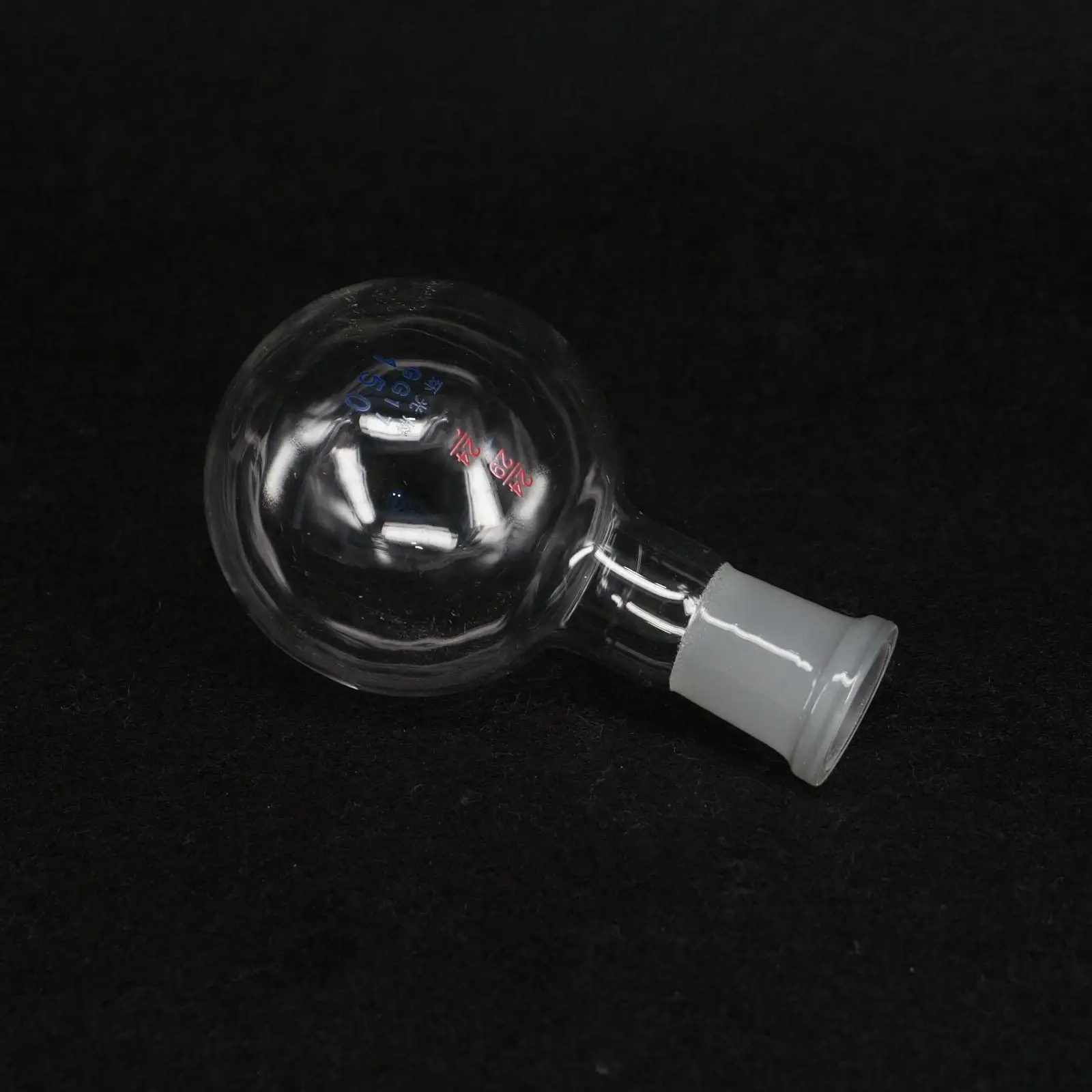 Лабораторная стеклянная колба Quickfit 150 мл с круглым дном и одной короткой шеей |