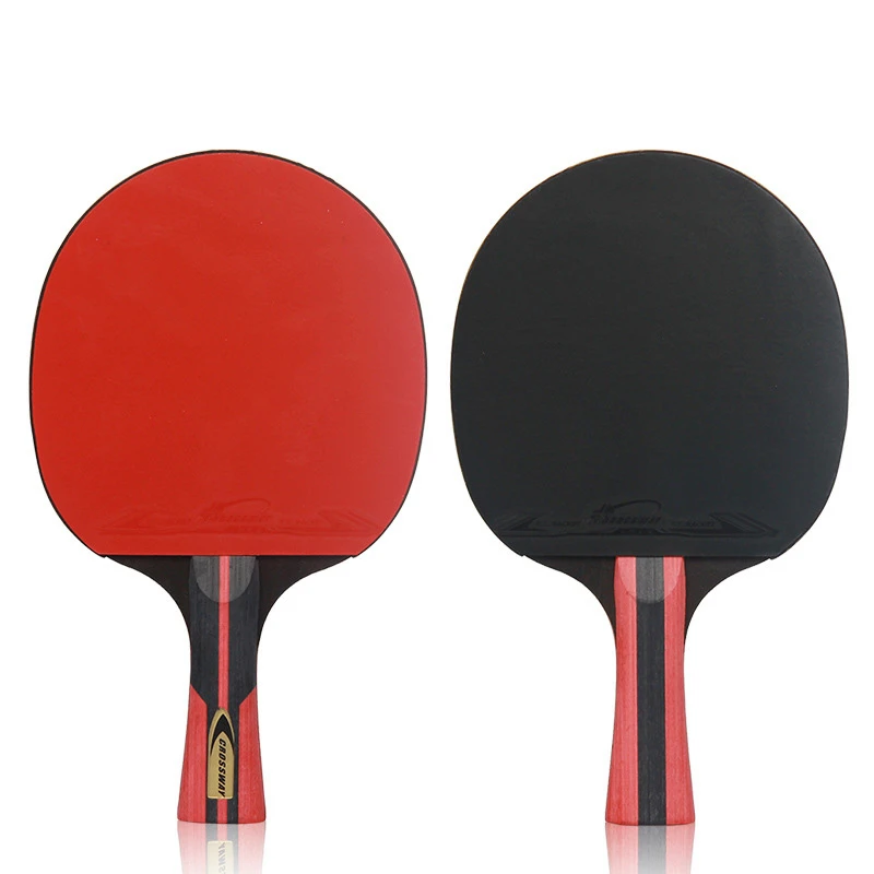 Ракетка для настольного тенниса 6 звезд двойной прыщ резиновое лезвие пинг понга