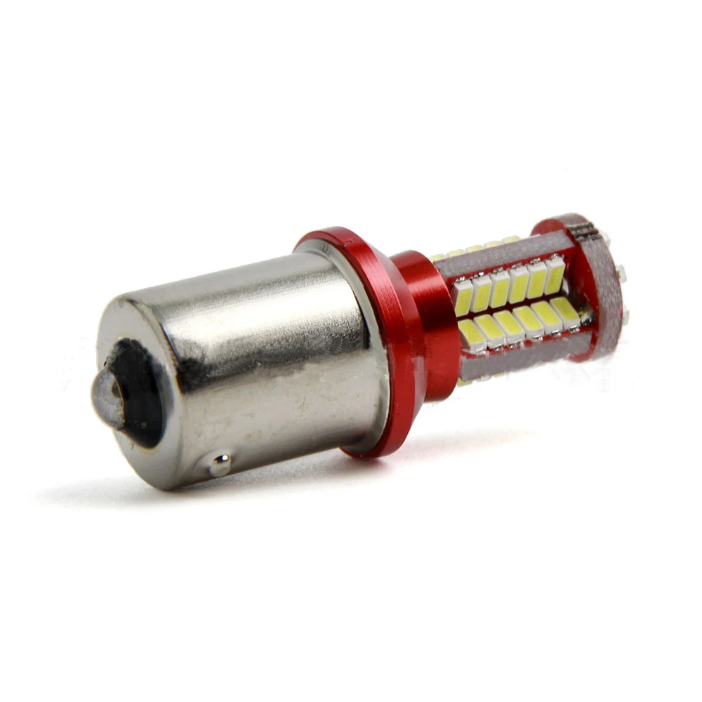 YSY 10X 1156 BA15S 1157 BAY15D p21w led canbus 57 SMD 3014 Автомобильные Светодиодные поворотники стоп