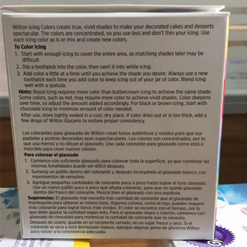 Бесплатная доставка American Wilton пигмент для торта с двойным сахаром пищевая паста