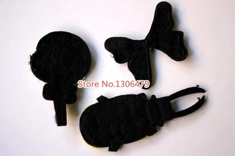 4 шт./лот бусины для ногтей леденцы и бабочки тканевая паста используется шляп