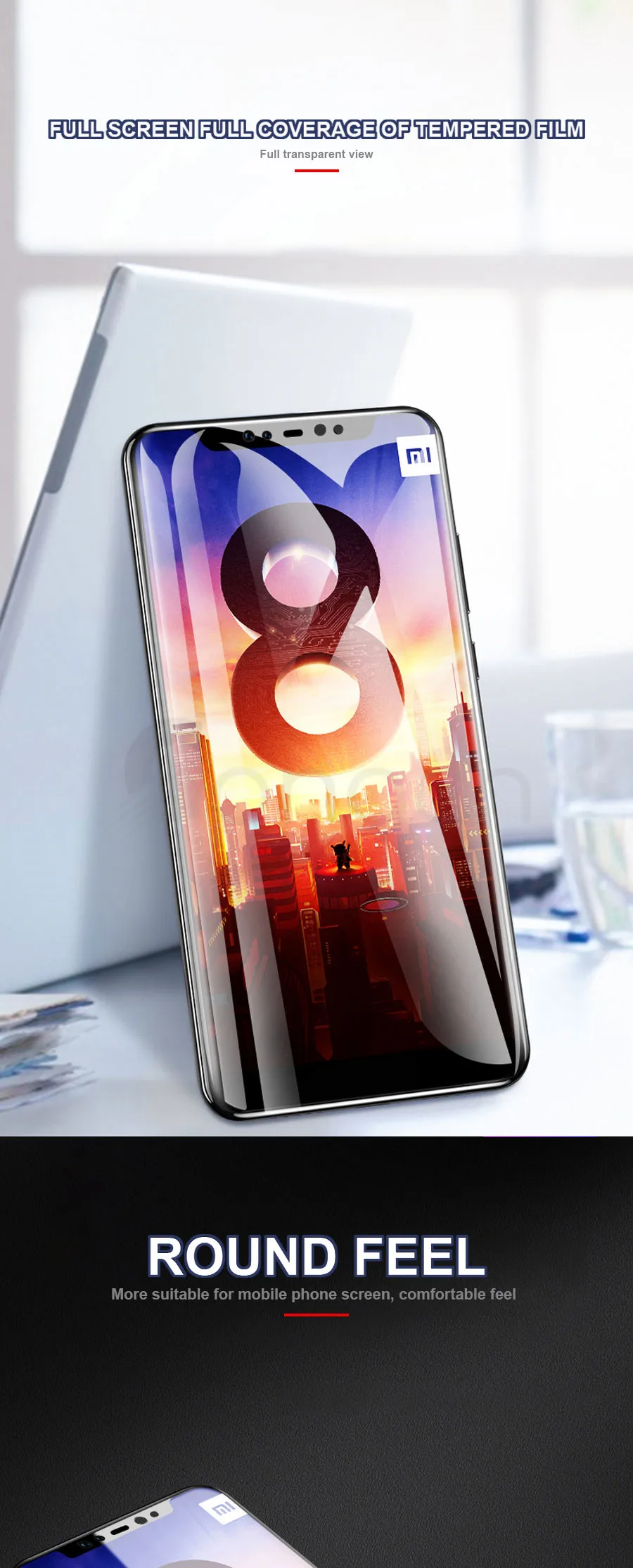 9D закаленное стекло для Xiaomi mi Pocophone F1 Max 3 2 Note 3 mi 8 9 SE A1 A2 Lite Защитная пленка для экрана