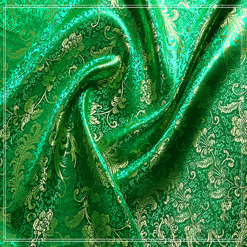 Шелковый жаккардовый гобелен в стиле пионов, 90 см x 100 см