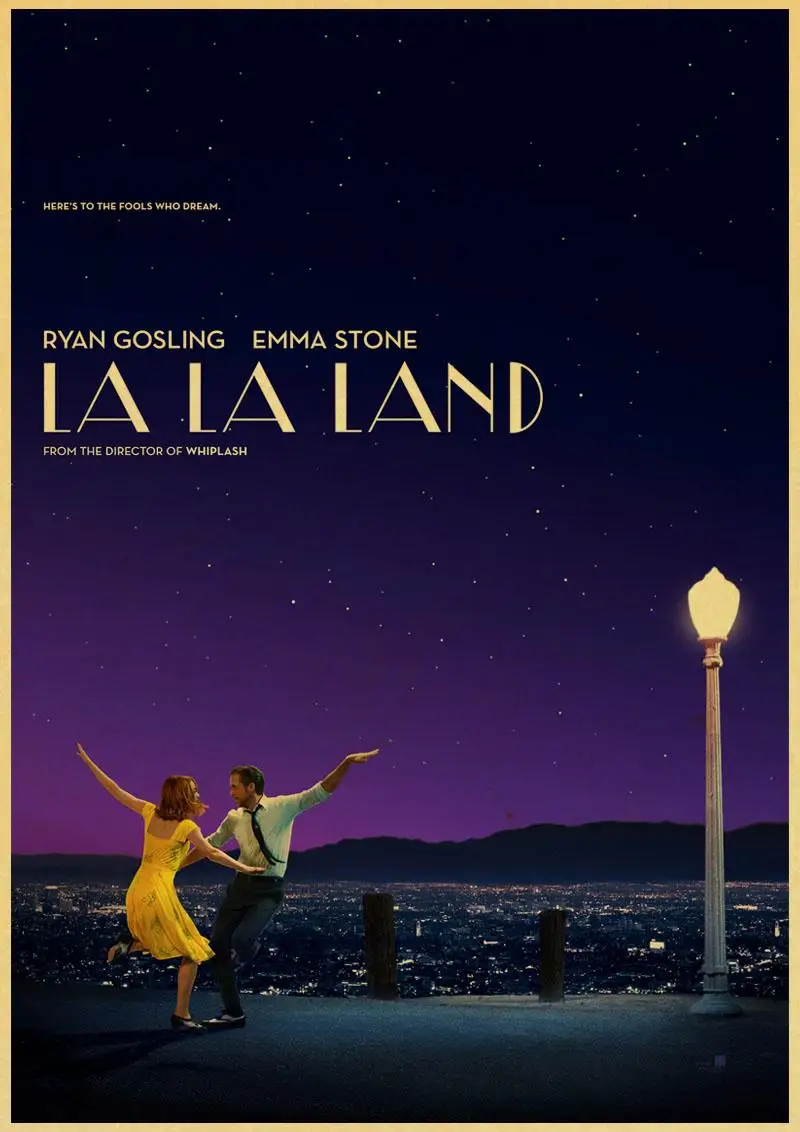 La Land ретро постер винтажный постер настенное украшение художественная крафт-бумага настенные постеры кино украшение дома деко
