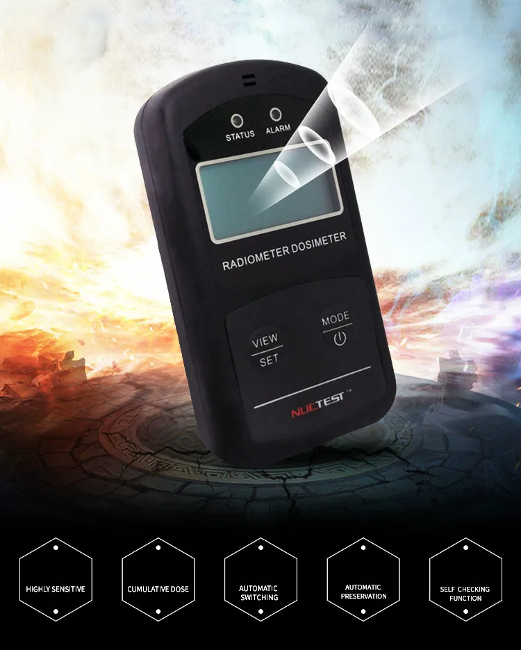 Профессиональный детектор ядерного излучения йод 131 Мрамор персональная доза