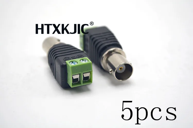 BNC разъемы Female CAT5 для камеры разъем CCTV видео балун Джек AV винтовой терминал