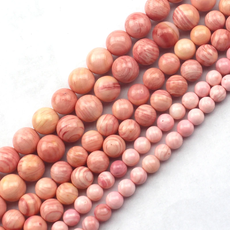 

Natural red Tridacna Shell beads Buddha Prayer Beads For Jewelry Making DIY Bracelet Necklace 6/8/10mm wholesale !