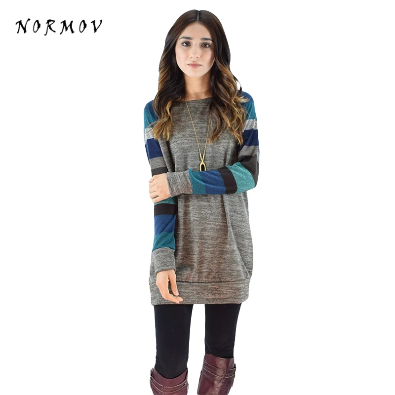 NORMOV Pullover пуловер свитер женский с цифровой печатью трикотажная легкая одежда