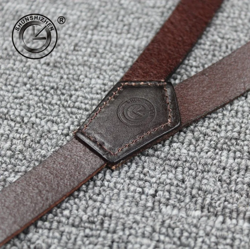 Модная верхняя одежда из кожи с натуральным лицевым покрытием подтяжками