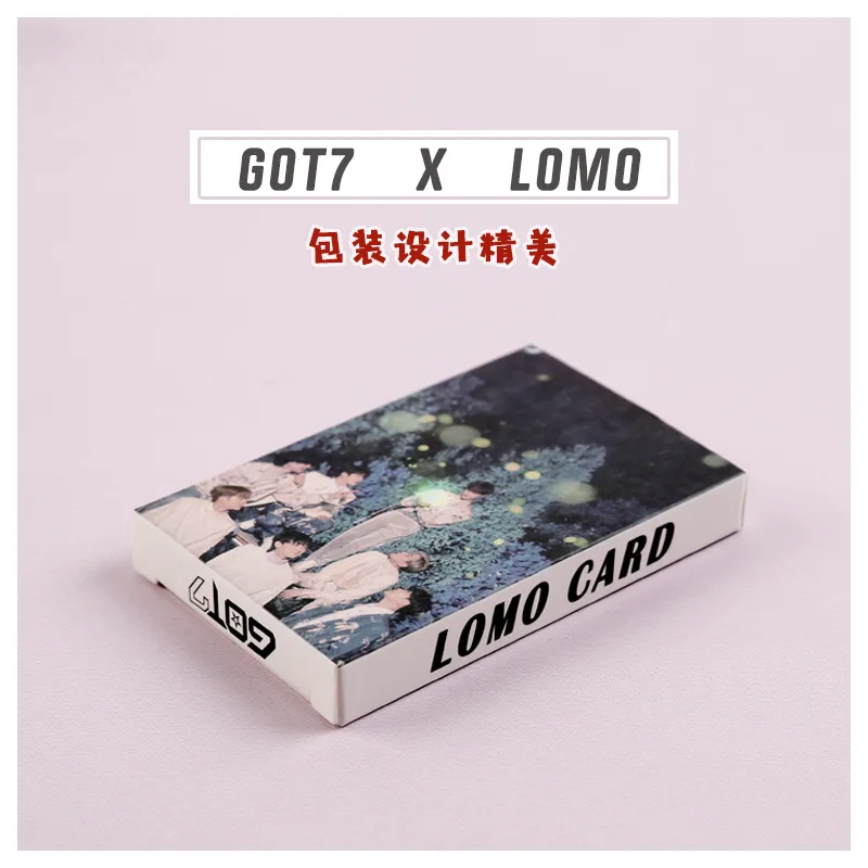 [MYKPOP]GOT7 LOMO карта 32 шт./компл. KPOP коллекция поклонников SA19041703|Наклейки для