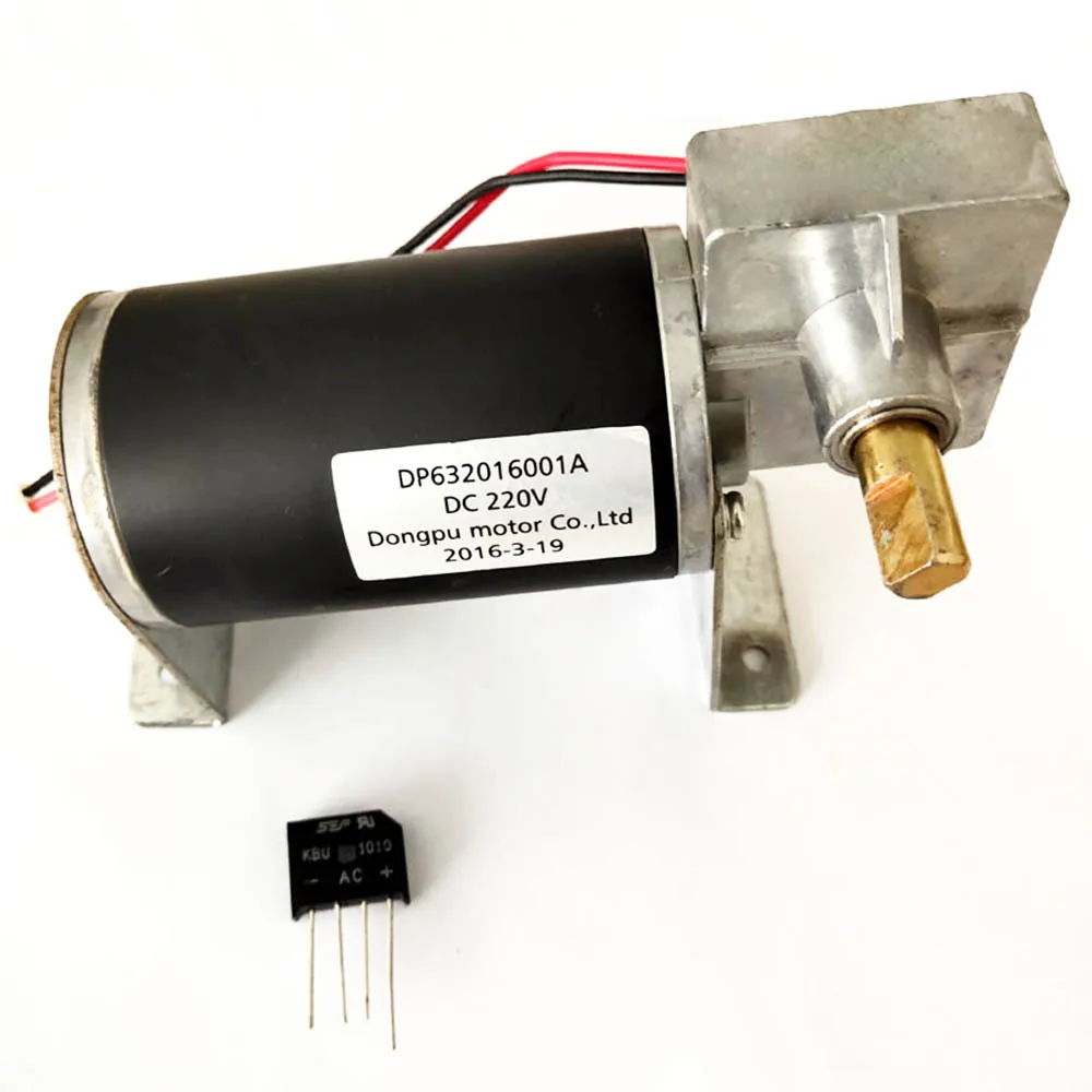 AC220V Высокая мощность высокоскоростной выпрямитель мотора источник питания DC положительный инверсия с кронштейном червячный редуктор мотор