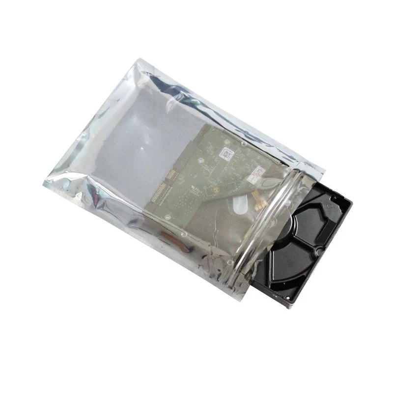 50 шт. Антистатическая Алюминиевая сумка для хранения Ziplock сумки Resealable Антистатическая сумка для электронной посылка Сумки для дома