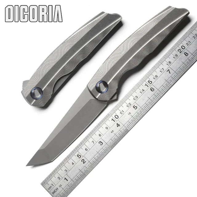Складной нож из титана для кемпинга охоты выживания | Инструменты