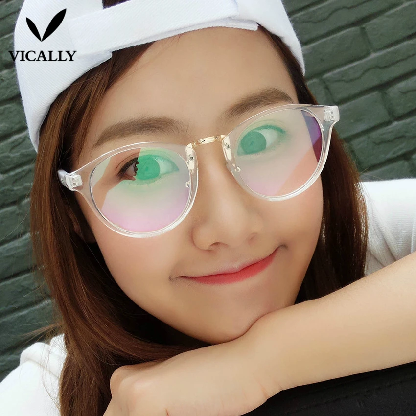 Винтаж очки ретро Для мужчин женщин прозрачные линзы Оправы для очков Nerd Anti UV