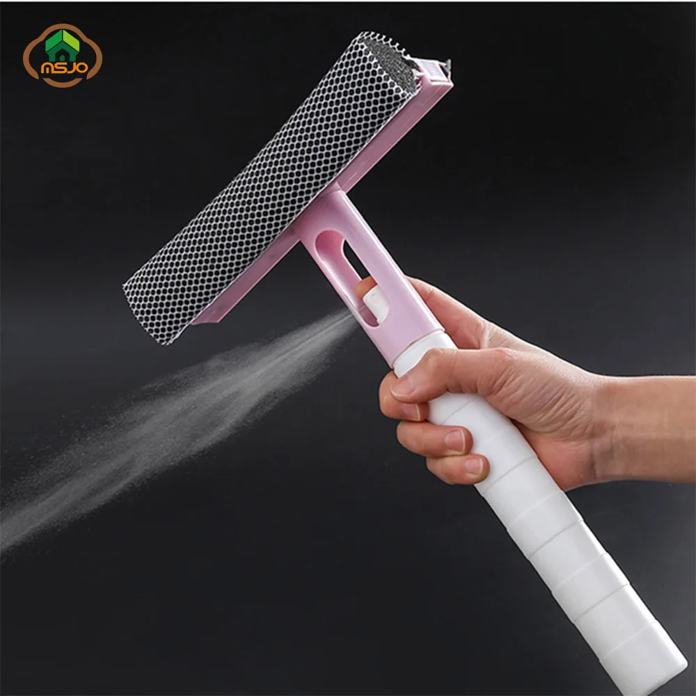 Скребок для стекла MSJO скребок окон 3 в 1 спрей щетка очистки портативная губка