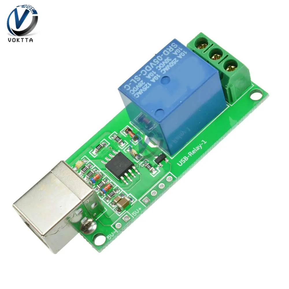 Реле 5 в с USB управлением светодиодное реле задержки таймера плата 1 канал