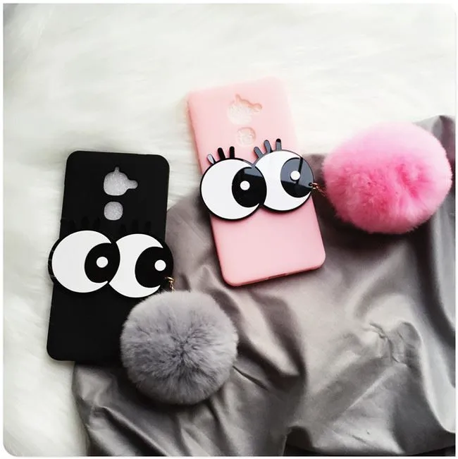 Для Letv 2 роскошный с большими глазами Мягкий Кролик Мех шарик кисточка мягкий