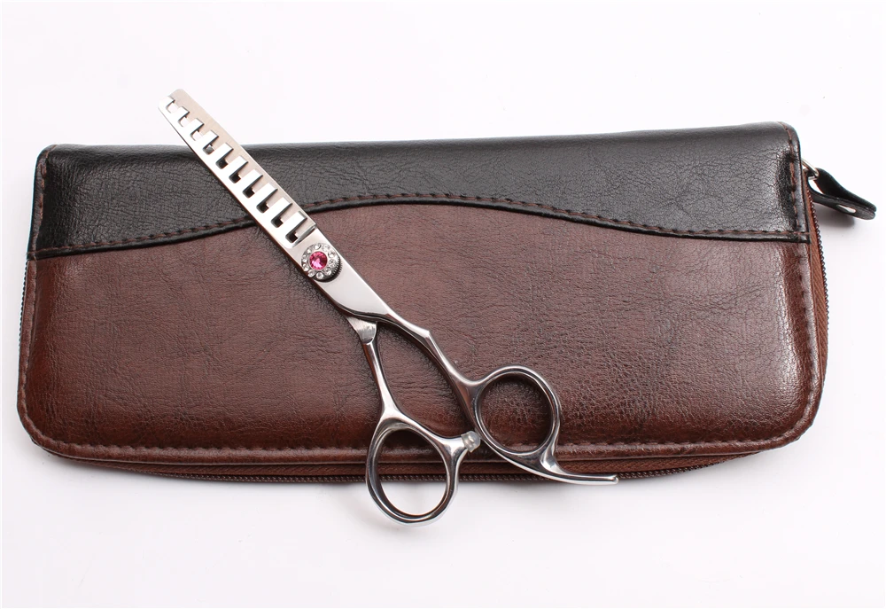 6'' 17cm JP 440C Customized Logo Professional Human Hair Thinning Scissors 10 Teeth Barbers' Rate 40% C2005-B | Красота и