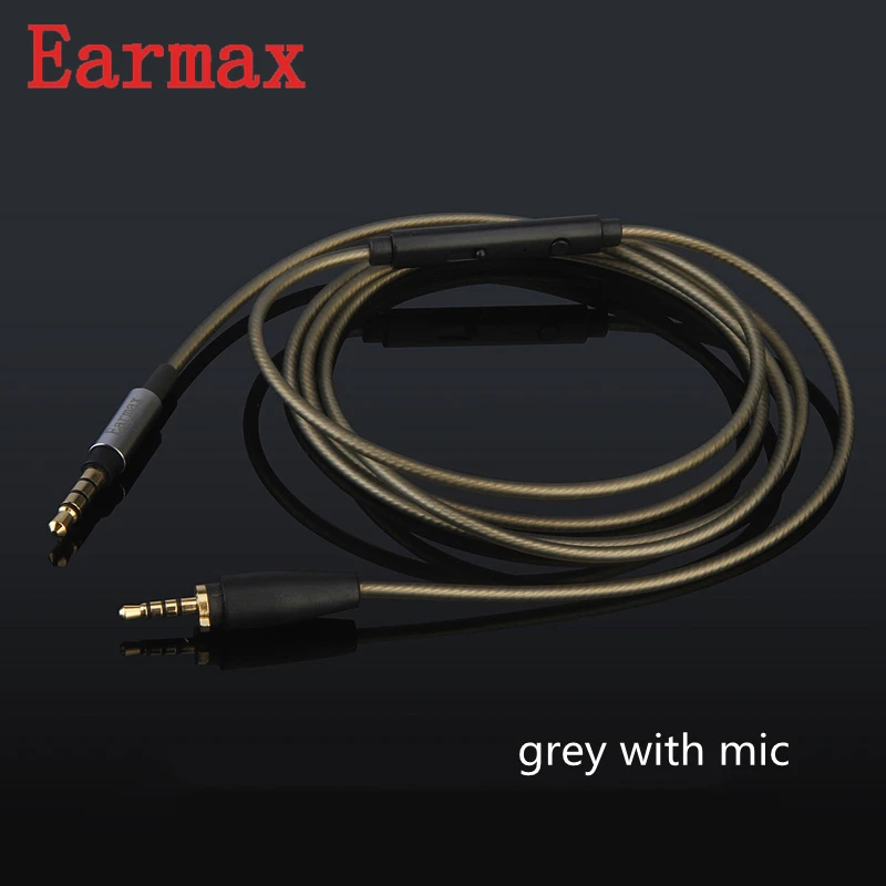 Кабель для наушников Earmax Hi Fi с посеребренным обновлением сменный Urbanite Sennheiser) 3 5 мм