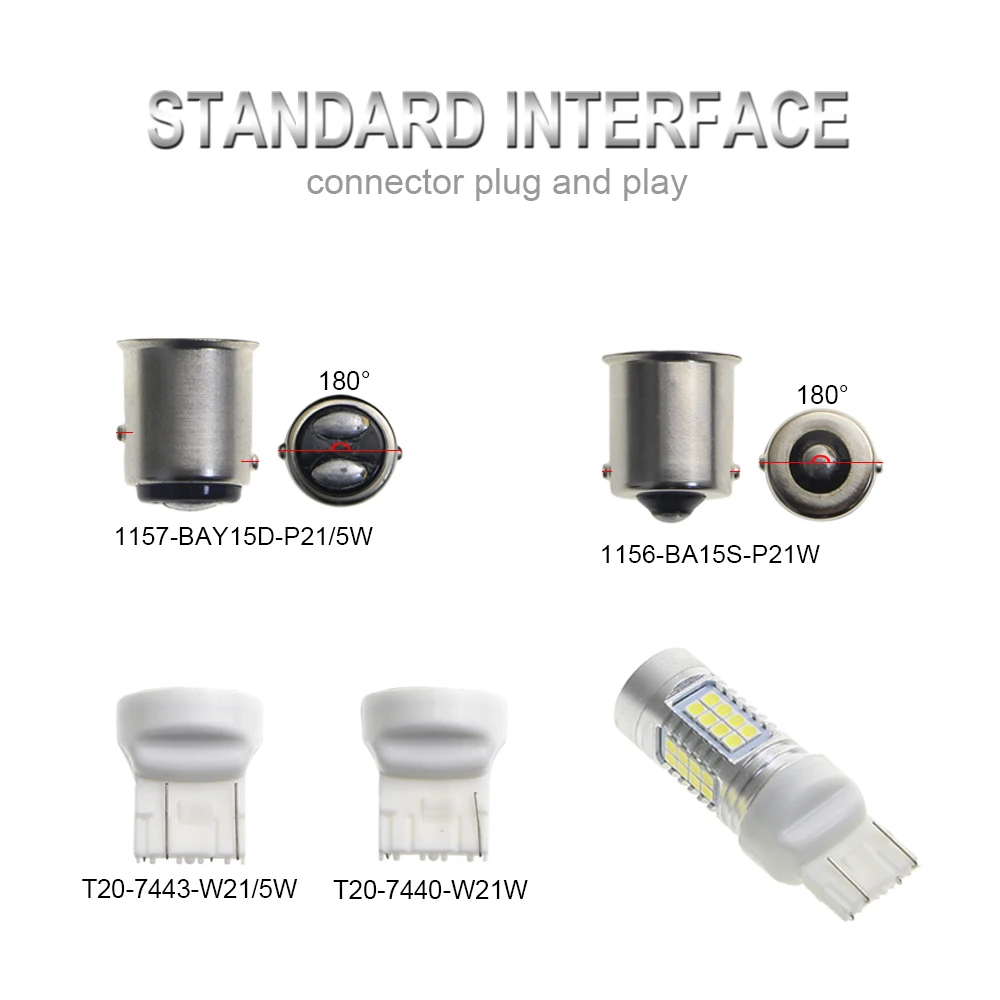KEIN p21w led Автомобильный 1156 ba15s 1157 bay15d 508 T20 7440 w21w 7443 w21/5w 3030 белый красный желтый DRL