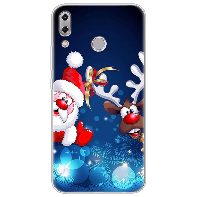 Рождественский Мягкий ТПУ чехол для Asus Zenfone 3 4 5Z MAX Laser Selfie Pro ZC520KL ZC554KL ZC551KL ZE620KL ZE554KL прозрачный чехол - Цвет: sd-ldlu