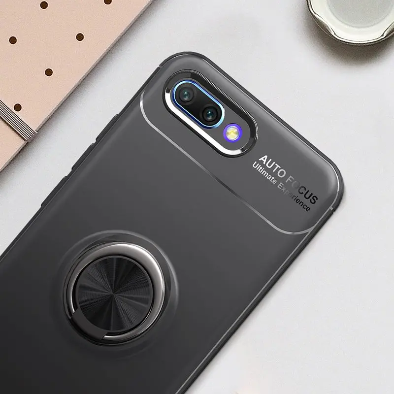 Finger Ring Magnetic Case For Huawei Honor 10 9 Lite Car Holder Cover 360 Rotating Stand Silicon Honor9 9Lite Coque |