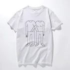 Футболка с логотипом инди-Рок Панк FOB Muse Peace, новинка 1975, модная уличная одежда, крутая Мужская футболка, топы