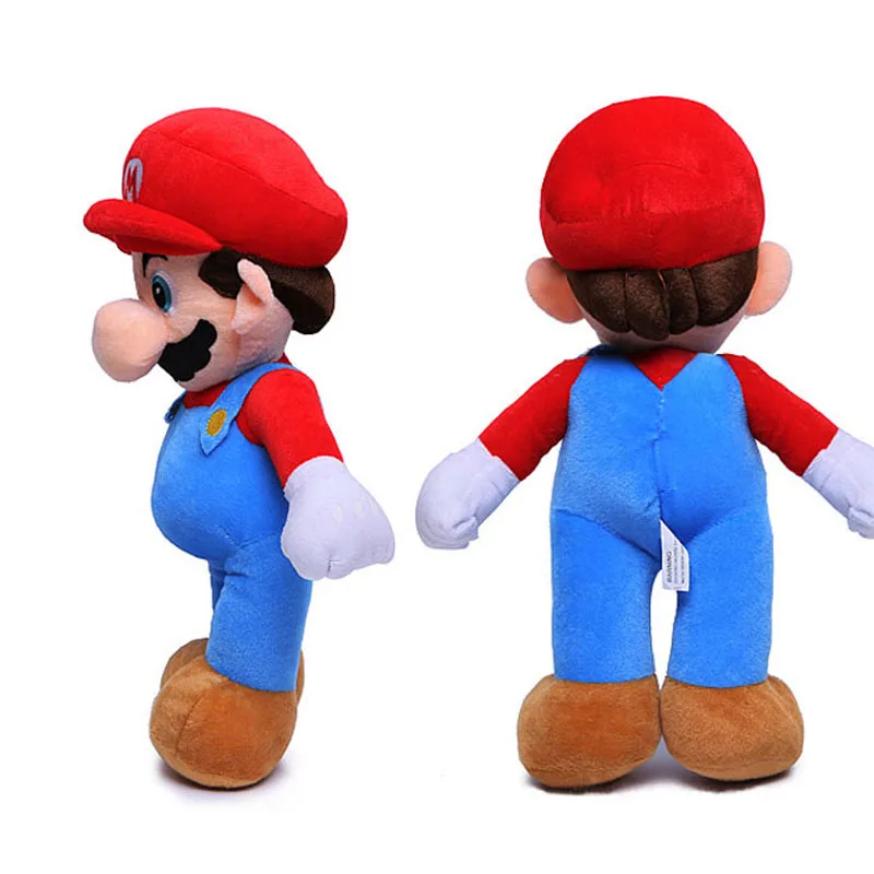 25 см Super Mario Bros Luigi Плюшевые игрушки Super Mario Stand Mario Brother мягкие игрушки мягкие куклы для детей Высокое качество G0166
