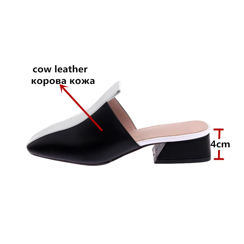 MORAZORA/Новое поступление года; обувь из натуральной кожи; женские туфли-лодочки с квадратным носком; летние туфли без застежки; Разноцветные вечерние туфли без задника