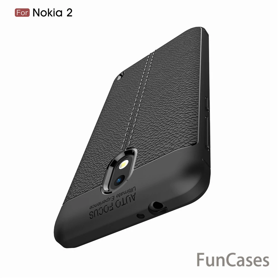 Чехол для телефона Nokia 2 чехол роскошный из ТПУ и силикона кожзаменителя Nokia2 etui