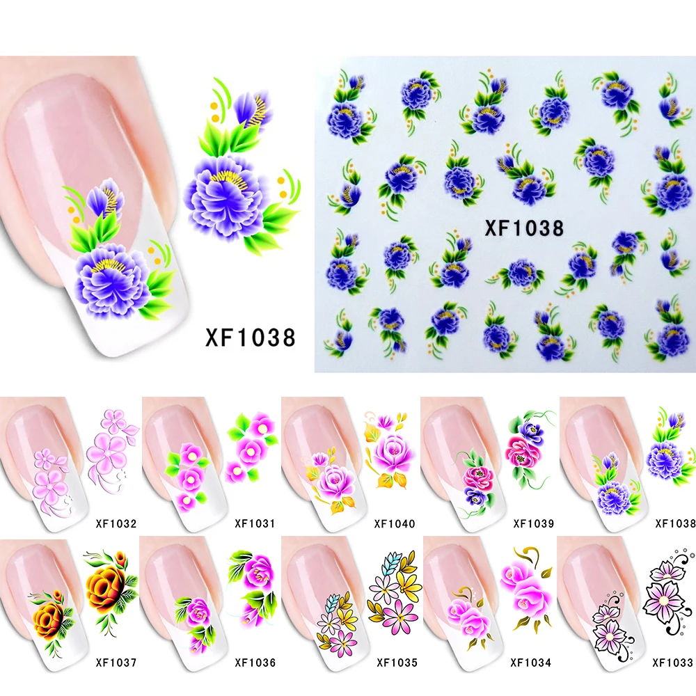 1 шт. переводные наклейки для дизайна ногтей на ногти Маникюрный Инструмент