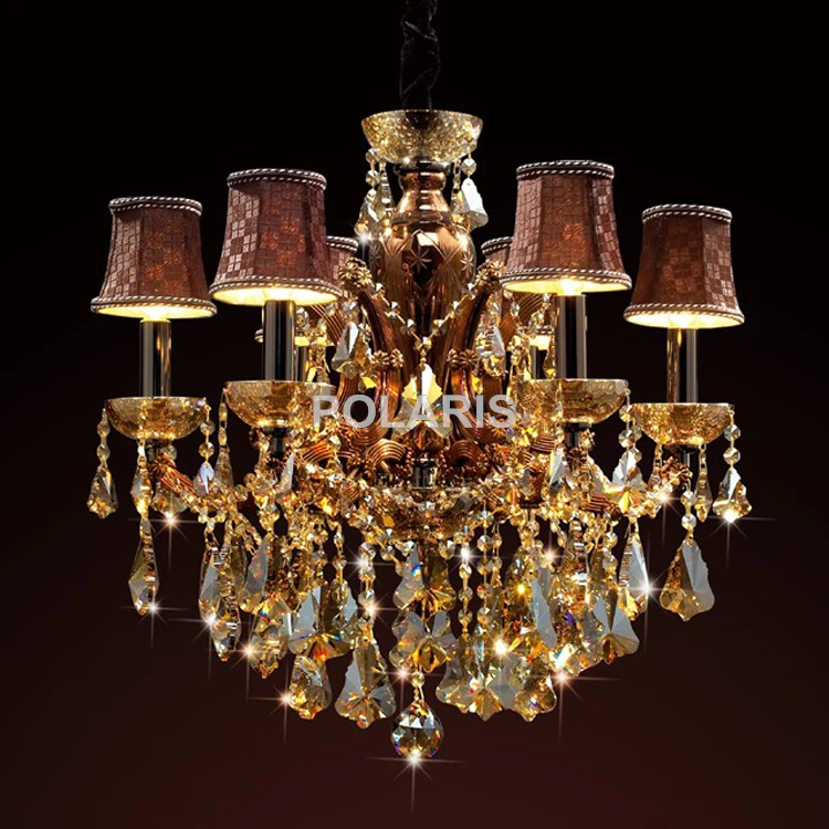 Люстра для вестибюля отеля хрустальные люстры Мария Тереза большие роскошные