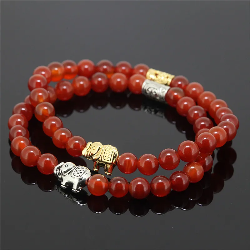 1 шт. браслет с бусинами в виде слона 6 мм|bead bracelet|stone bead braceletpendant bracelet |