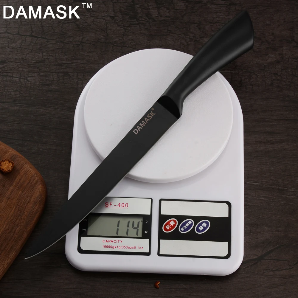 DAMASK набор кухонных ножей из нержавеющей стали высокопрочные 3Cr13Mov японские