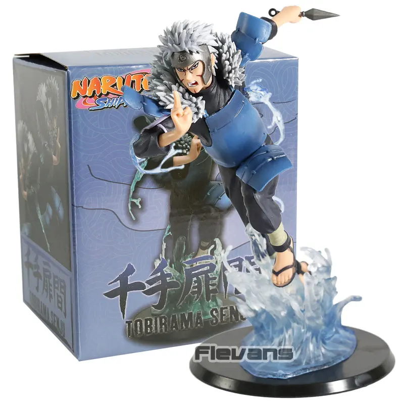 Tobirama box Наруто Shippuden Hokage Senju Hashirama/Tobirama ПВХ фигурка игрушка Коллекционная модель - Цвет: Tobirama box