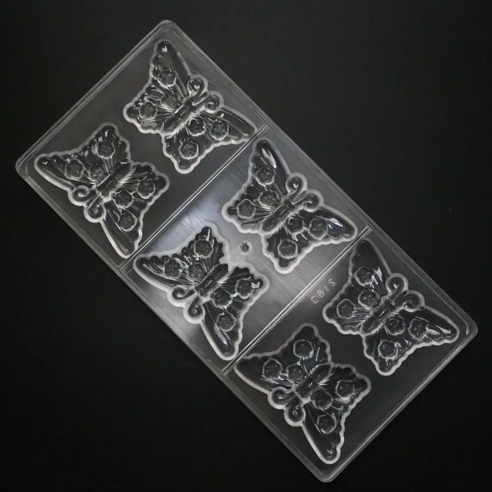Grainrain бабочка Поликарбонат PC новый лоток для шоколада прозрачные пластиковые