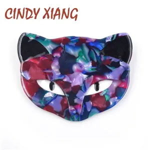 CINDY XIANG, дизайн, кровавая Акула, броши для женщин, милый животный стиль, акриловая булавка, ацетатное волокно, аксессуары, зимний стиль