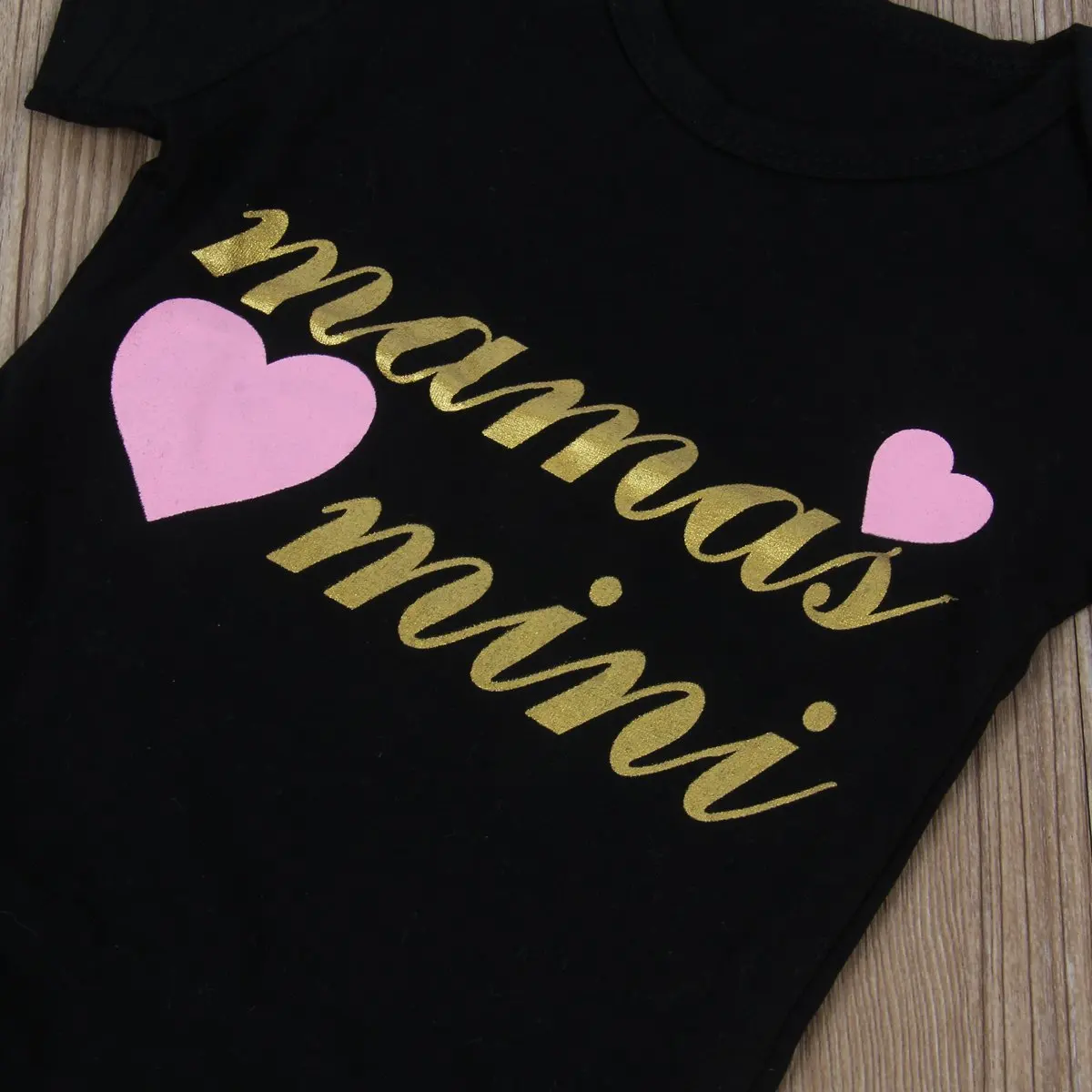 Одежда для новорожденных девочек черный комбинезон с короткими рукавами и