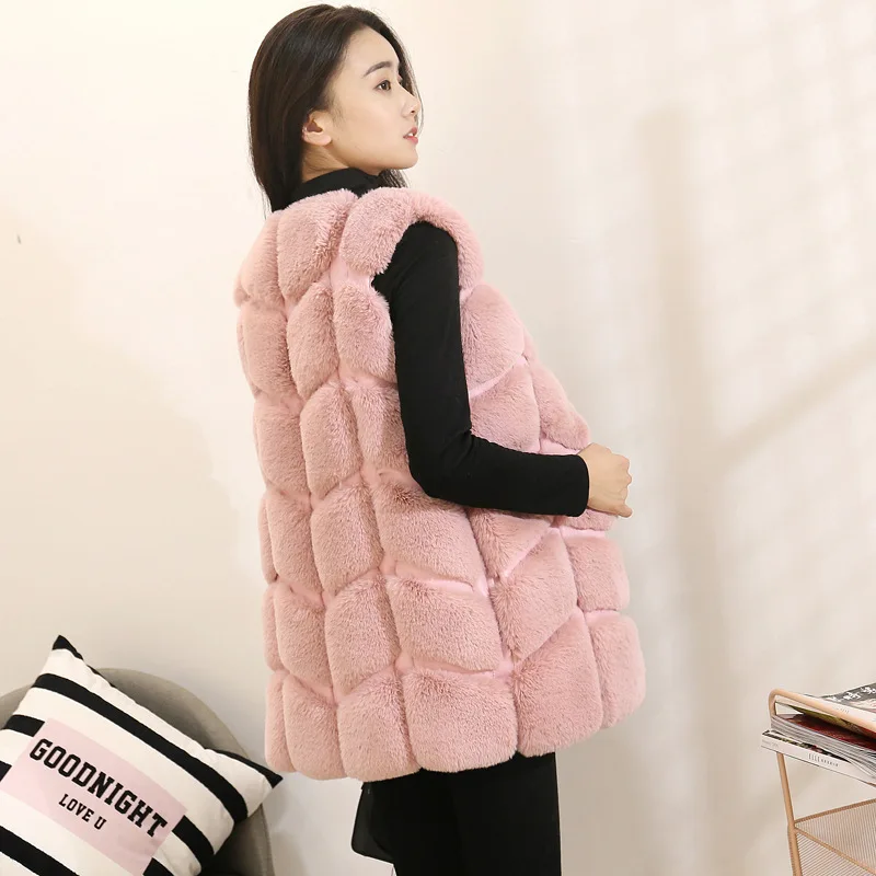 Новинка пальто с искусственным мехом зимнее женское 2018 повседневное плюс размер