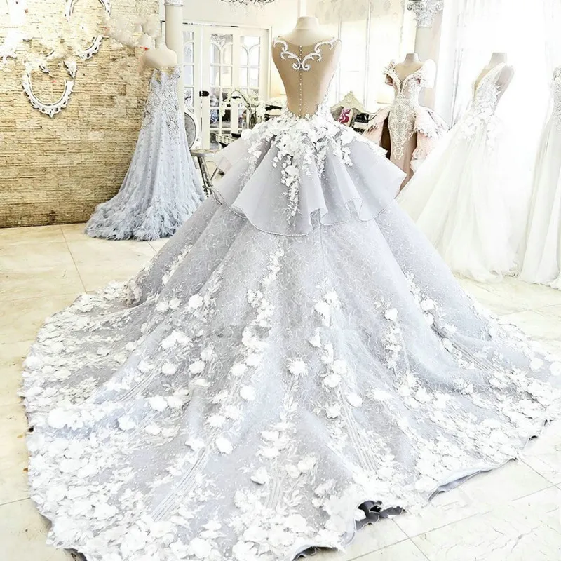 Robe De Mariage свадебное платье сексуальные прозрачное глубокое декольте с