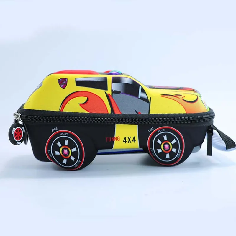 3D мультяшная Автомобильная школьная сумка милый рюкзак для детей Жесткий Чехол